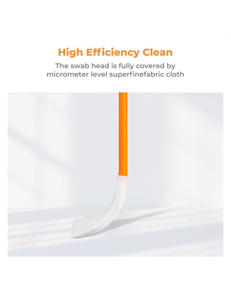 K&F Concept Kit de Limpieza de Sensor 14 Pcs 24mm Doble Punta