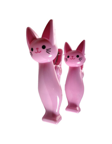 Clips de Toalla de Playa C&H Solutions Rosa Jumbo 2 Piezas