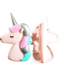 Pinzas de Toalla de Playa Jumbo C&H Rosa Retro 2 Piezas 2