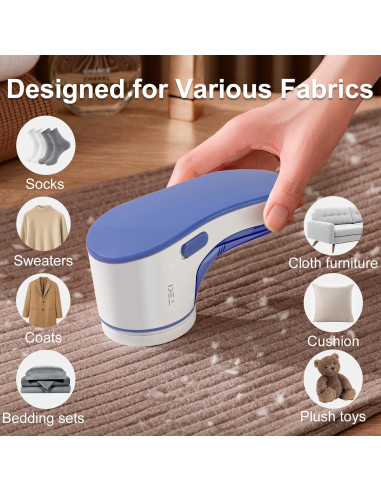 Raspador de Pelusa TEKI Recargable 6 Hojas USB