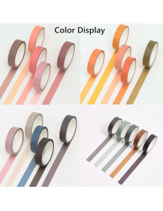 Juego de 20 Rollos de Cinta Washi Esweny 10mm x 5m Decorativa 2