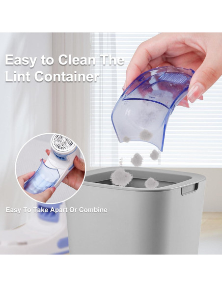 Raspador de Pelusa TEKI Recargable 6 Hojas USB