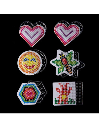 Kit de Manualidades H&W 20 Tableros de Perlas de Fusible