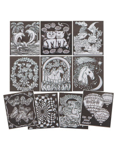 Póster de arte de terciopelo S&S Worldwide - Paquete de 10