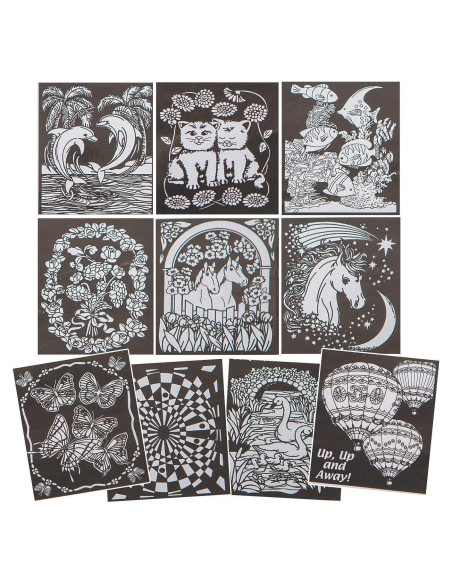 Póster de arte de terciopelo S&S Worldwide - Paquete de 10