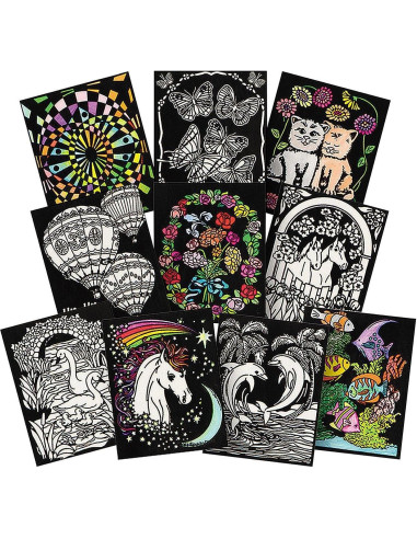 Póster de arte de terciopelo S&S Worldwide - Paquete de 10