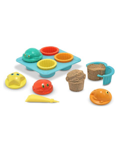 Set de Moldear Arena Cupcake Melissa & Doug 12 Piezas