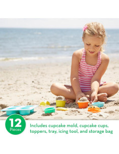 Set de Moldear Arena Cupcake Melissa & Doug 12 Piezas 2