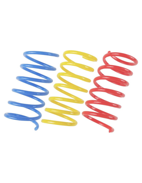 Juguetes para Gatos TAMU - 60 Resortes Coloridos 5.08 cm