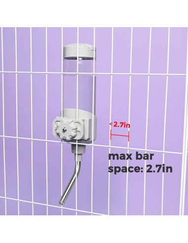 Dispensador de Agua para Mascotas VANNON 680ml Gris BPA Free