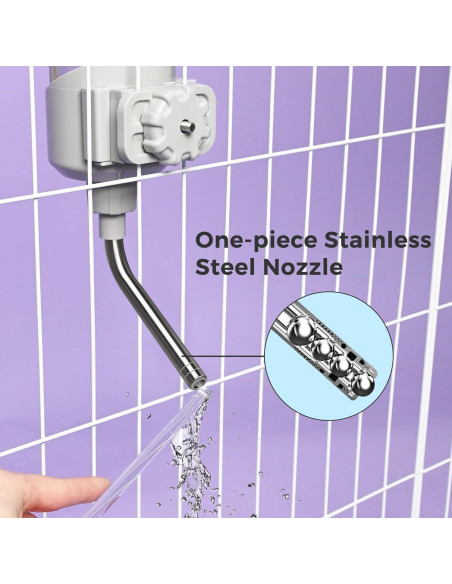 Dispensador de Agua para Mascotas VANNON 680ml Gris BPA Free Dispensador de Agua para Mascotas VANNON 680ml Gris BPA Free