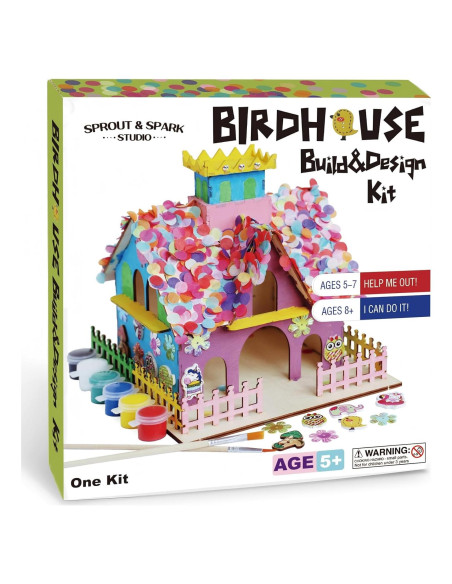 Kit de Casa para Pájaros Sprout & Spark Studio - Manualidades DIY Kit de Casa para Pájaros Sprout & Spark Studio - Manualidades DIY