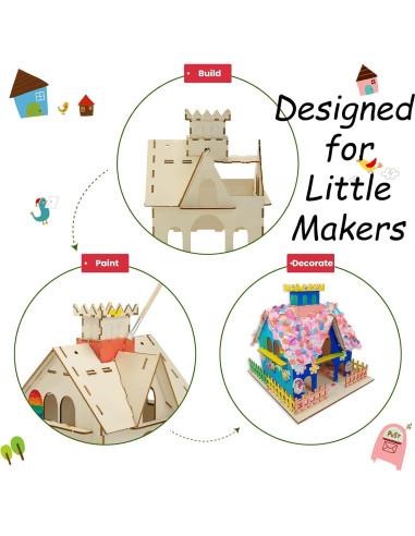 Kit de Casa para Pájaros Sprout & Spark Studio - Manualidades DIY