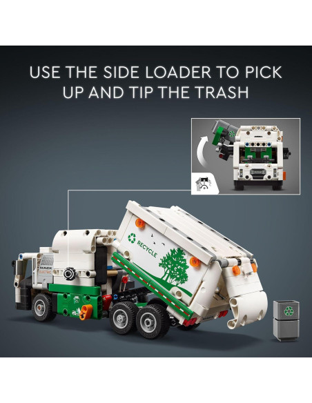 LEGO Technic Camión de Basura Eléctrico Mack LR 503 Piezas