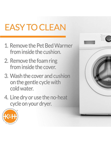 Cama Térmica K&H Thermo-Kitty Pequeña 40.64 cm Marrón