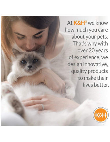 Cama Térmica K&H Thermo-Kitty Pequeña 40.64 cm Marrón