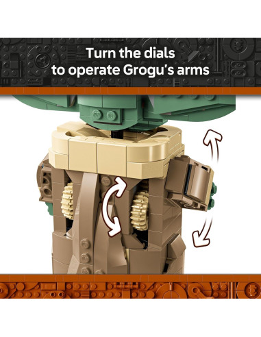 LEGO Star Wars Grogu con Pram Flotante 1,048 Piezas