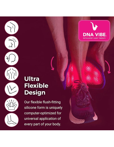 Dispositivo Terapia Luz Roja DNA Vibe Jazz Band Live - 4 Modos