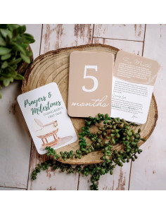 Tarjetas de Hitos y Oraciones para Bebés Autumn & Annie 2