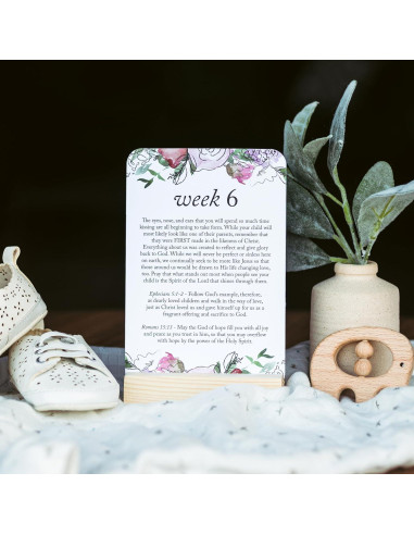 Tarjetas de Hitos de Embarazo Duncan & Stone - 20 Semanas