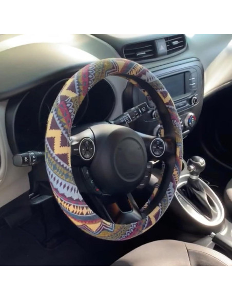 Funda de Volante Étnica Boho CYG&CL Universal 37-39 cm