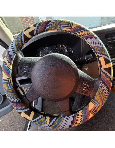 Funda de Volante Étnica Boho CYG&CL Universal 37-39 cm