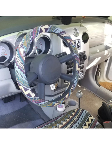 Funda de Volante Étnica Boho CYG&CL Universal 37-39 cm