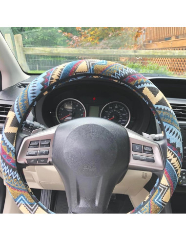 Funda de Volante Étnica Boho CYG&CL Universal 37-39 cm