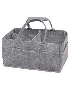 Caddy de Almacenamiento Plegable Sammy & Lou Gris Claro 29.2x15.2x20.3 cm