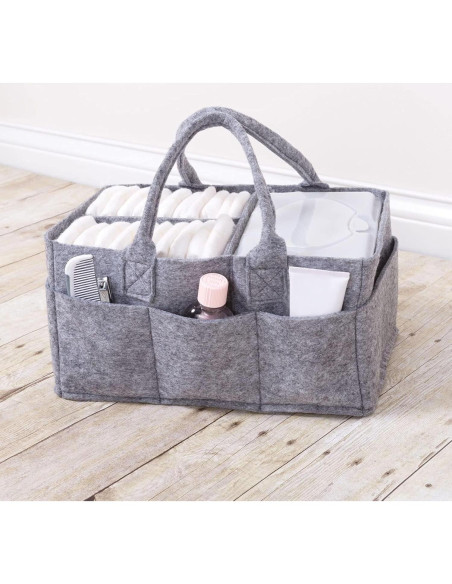 Caddy de Almacenamiento Plegable Sammy & Lou Gris Claro 29.2x15.2x20.3 cm