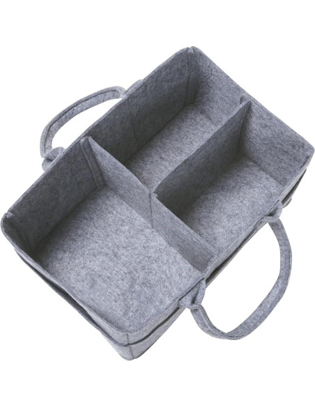 Caddy de Almacenamiento Plegable Sammy & Lou Gris Claro 29.2x15.2x20.3 cm