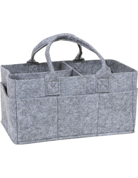 Caddy de Almacenamiento Plegable Sammy & Lou Gris Claro 29.2x15.2x20.3 cm