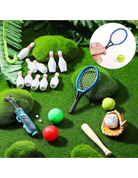 Conjunto Deportivo Miniatura Skylety 23 Piezas Casa Muñecas