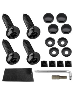 Kit de Tornillos Antirrobo YALOK para Placas de Licencia M6