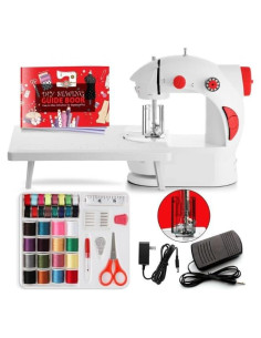 Mini Máquina de Coser Portátil Hearth & Harbor Doble Velocidad