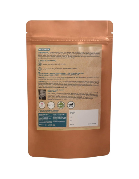 Polvo de Baño Ayurvédico Roots & Herbs Gotu Kola 100g