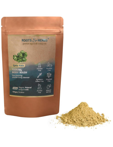 Polvo de Baño Ayurvédico Roots & Herbs Gotu Kola 100g