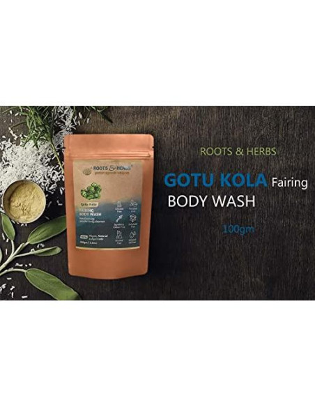 Polvo de Baño Ayurvédico Roots & Herbs Gotu Kola 100g