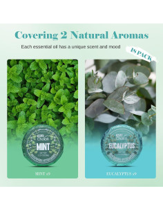 Bombas de Ducha Aromaterapia W&E Choice Eucalipto y Menta 18 Pzas 2