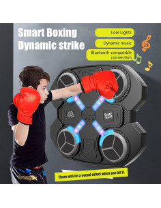 Máquina de Boxeo Musical Gihusrzx 2024 con Guantes y Bluetooth 2