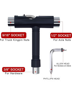 Herramienta Multifuncional C&Xanadu para Patineta Todo-en-Uno 2