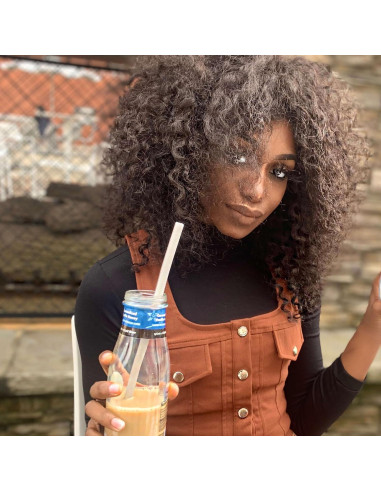 Pajitas de Silicona Reutilizables GoSili 20.32 cm 2pk Cobalto/Menta