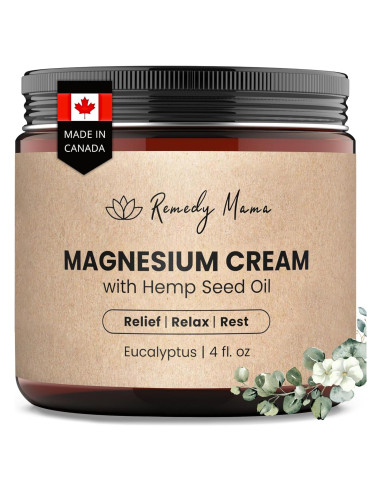 Crema de Magnesio Remedy Mama 118 ml - Eucalipto Natural