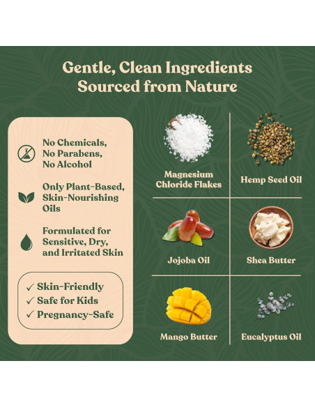 Crema de Magnesio Remedy Mama 118 ml - Eucalipto Natural