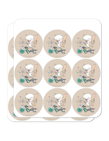 Planificador de Calendario Stickers Pinky y el Cerebro 18 Piezas