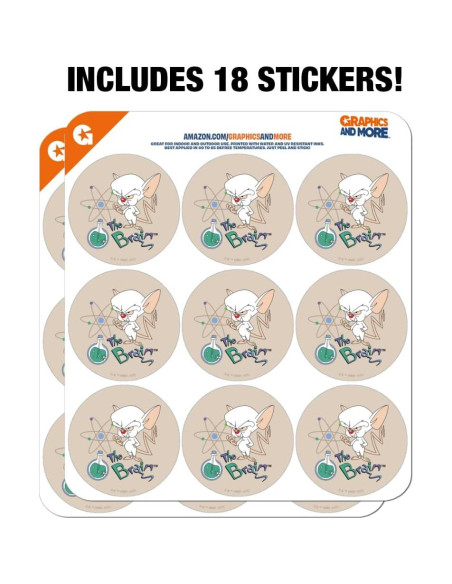 Planificador de Calendario Stickers Pinky y el Cerebro 18 Piezas