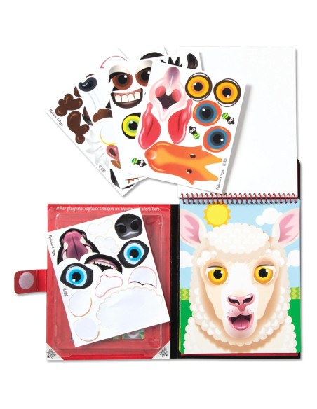 Almohadilla de Pegatinas Reutilizables Melissa & Doug - Granja