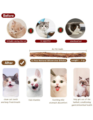 Juguete de Varita para Gatos Fashion&cool - 3 Piezas 40.64 cm