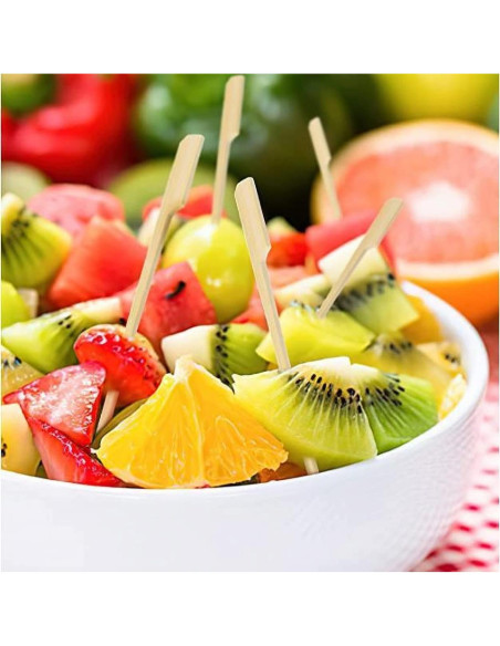 Pinchos de Bambú PFIEIFPO 8.89 cm 300 PCS para Aperitivos