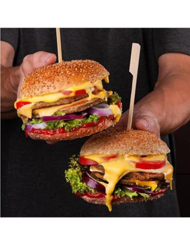 Pinchos de Bambú PFIEIFPO 8.89 cm 300 PCS para Aperitivos